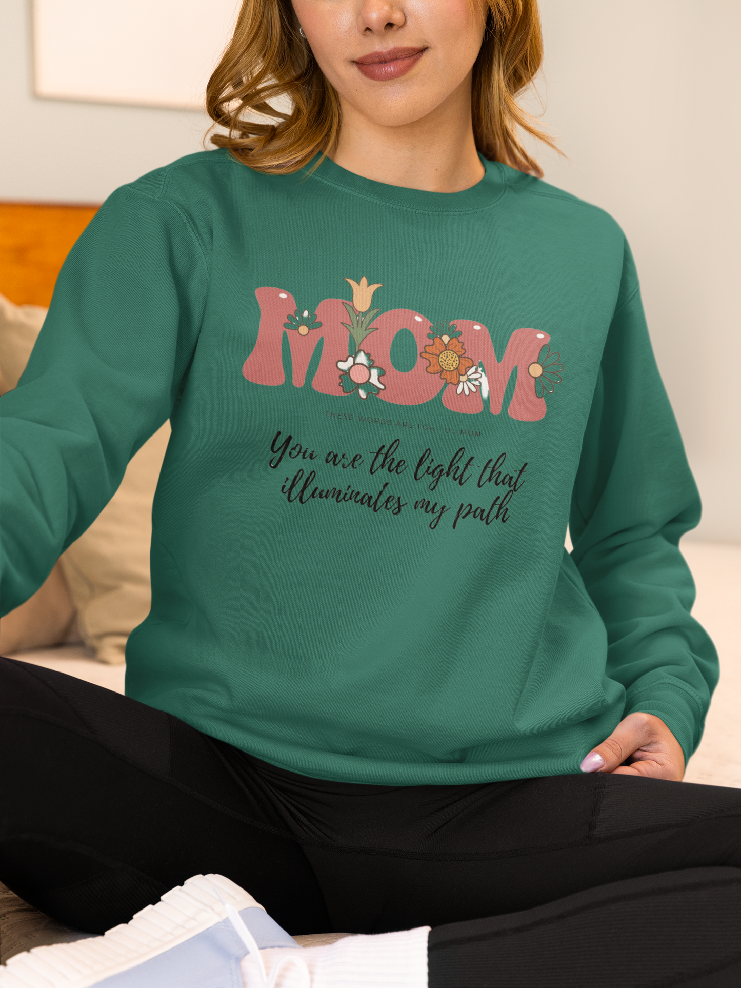 Personalized Garment-Dyed Sweatshirt - Celebrate Mom's Day