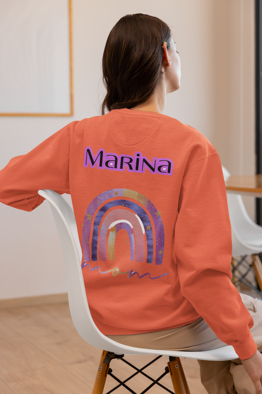 Personalized Garment-Dyed Sweatshirt - Celebrate Mom's Day