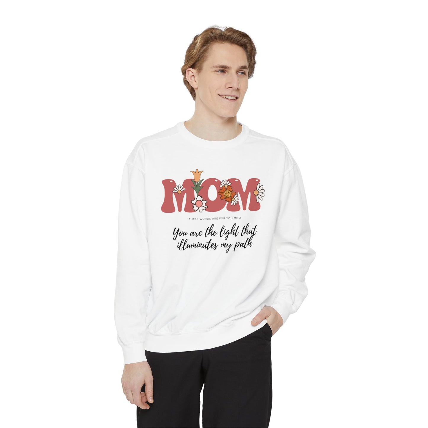 Personalized Garment-Dyed Sweatshirt - Celebrate Mom's Day